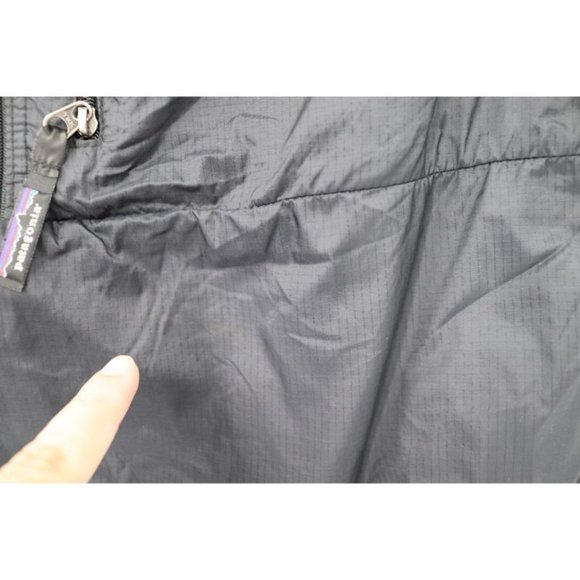 patagonia vest Men's medium Retro hipster puffball vest black nylon puffer - Picture 4 of 16